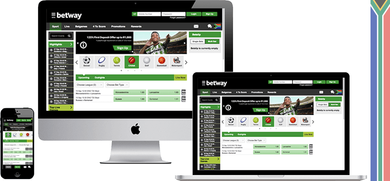 Betway South Africa website and mobile platforms