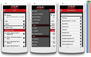 Playbet mobile view